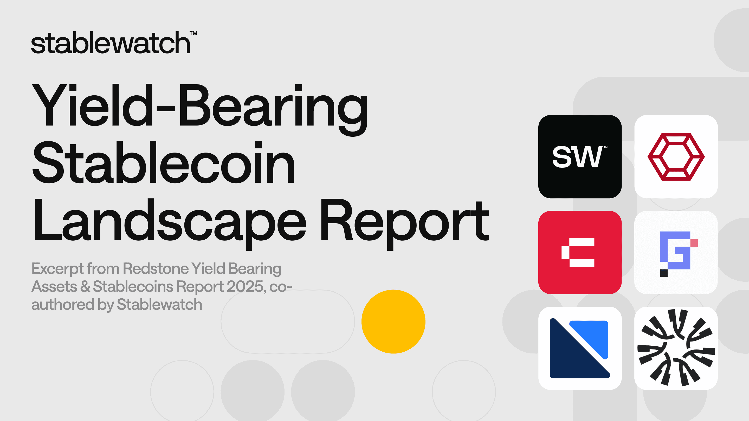 Yield-Bearing Stablecoin Landscape Report